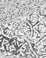 Charles Hand-Loomed Contemporary Floral Gray Area Rug Gray