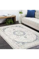 Leena Hand-Loomed Contemporary Floral Ivory Area Rug Ivory