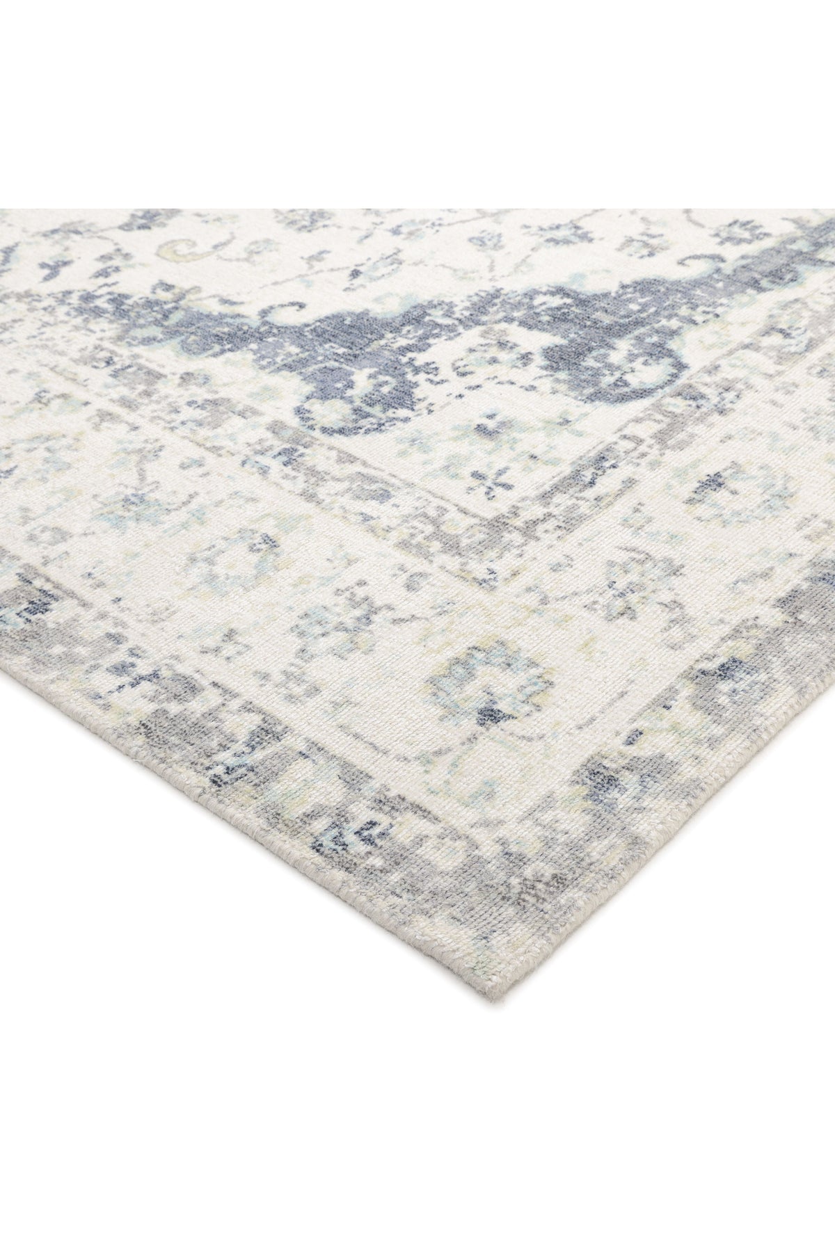 Leena Hand-Loomed Contemporary Floral Ivory Area Rug Ivory