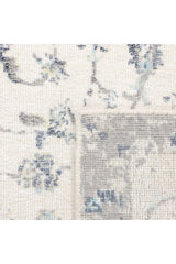Leena Hand-Loomed Contemporary Floral Ivory Area Rug Ivory