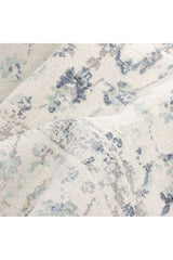 Leena Hand-Loomed Contemporary Floral Ivory Area Rug Ivory