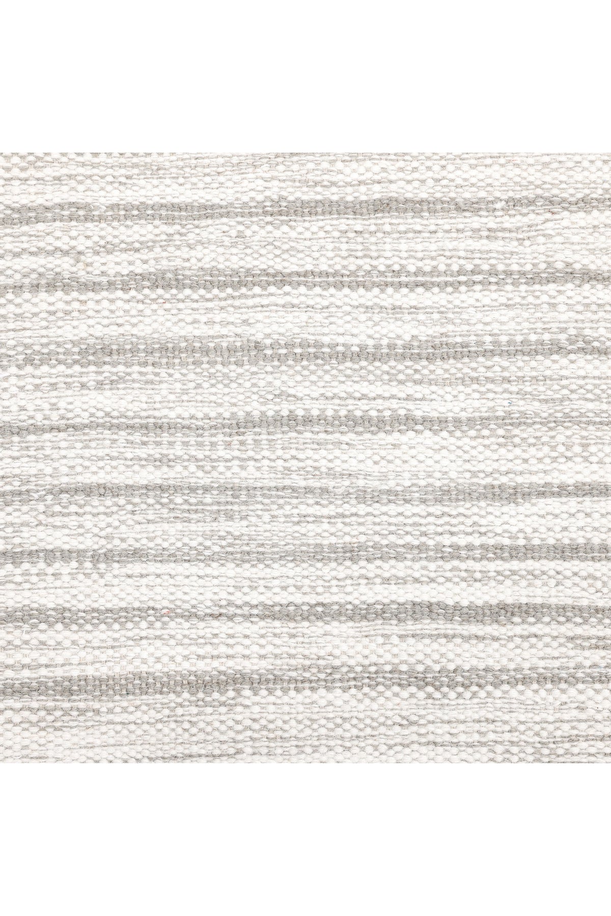 George Hand Woven Contemporary Striped Light Gray Area Rug Light Gray