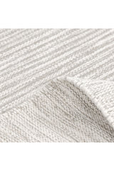 George Hand Woven Contemporary Striped Light Gray Area Rug Light Gray