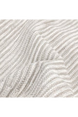 George Hand Woven Contemporary Striped Light Gray Area Rug Light Gray