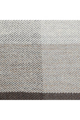 Carrie Hand Woven Contemporary Checkered Brown Area Rug Brown