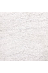 Rishab Hand Knotted Contemporary Solid Ivory Area Rug Ivory