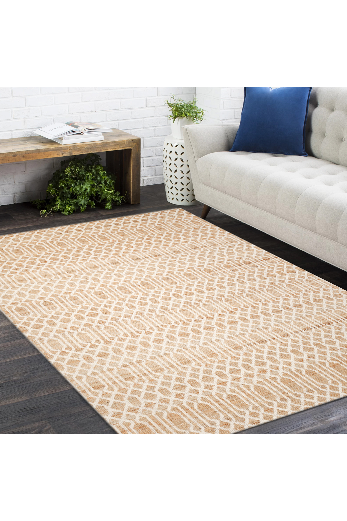 Sophie, Handmade Area Rug - 3' 0" X 5' 0" Ivory
