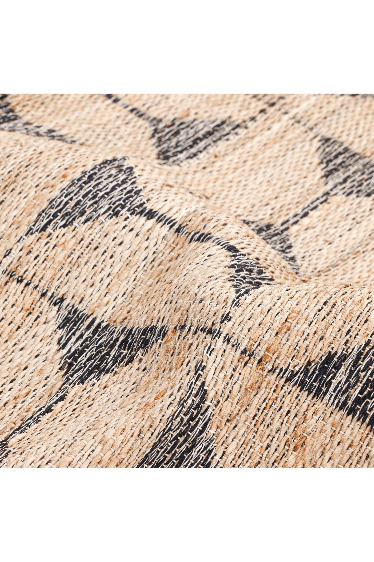 Elle Hand Woven Contemporary Geometric Brown Area Rug Brown