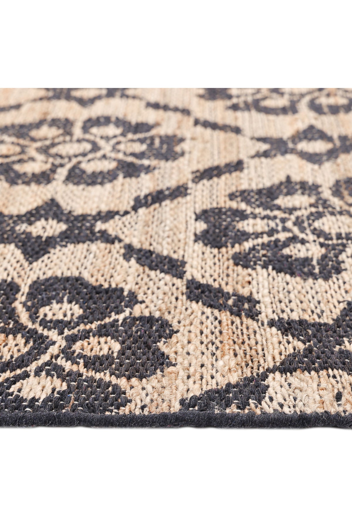 Edith Hand Woven Contemporary Floral Brown Area Rug Brown