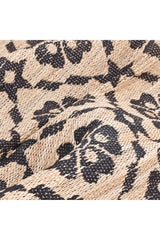 Edith Hand Woven Contemporary Floral Brown Area Rug Brown