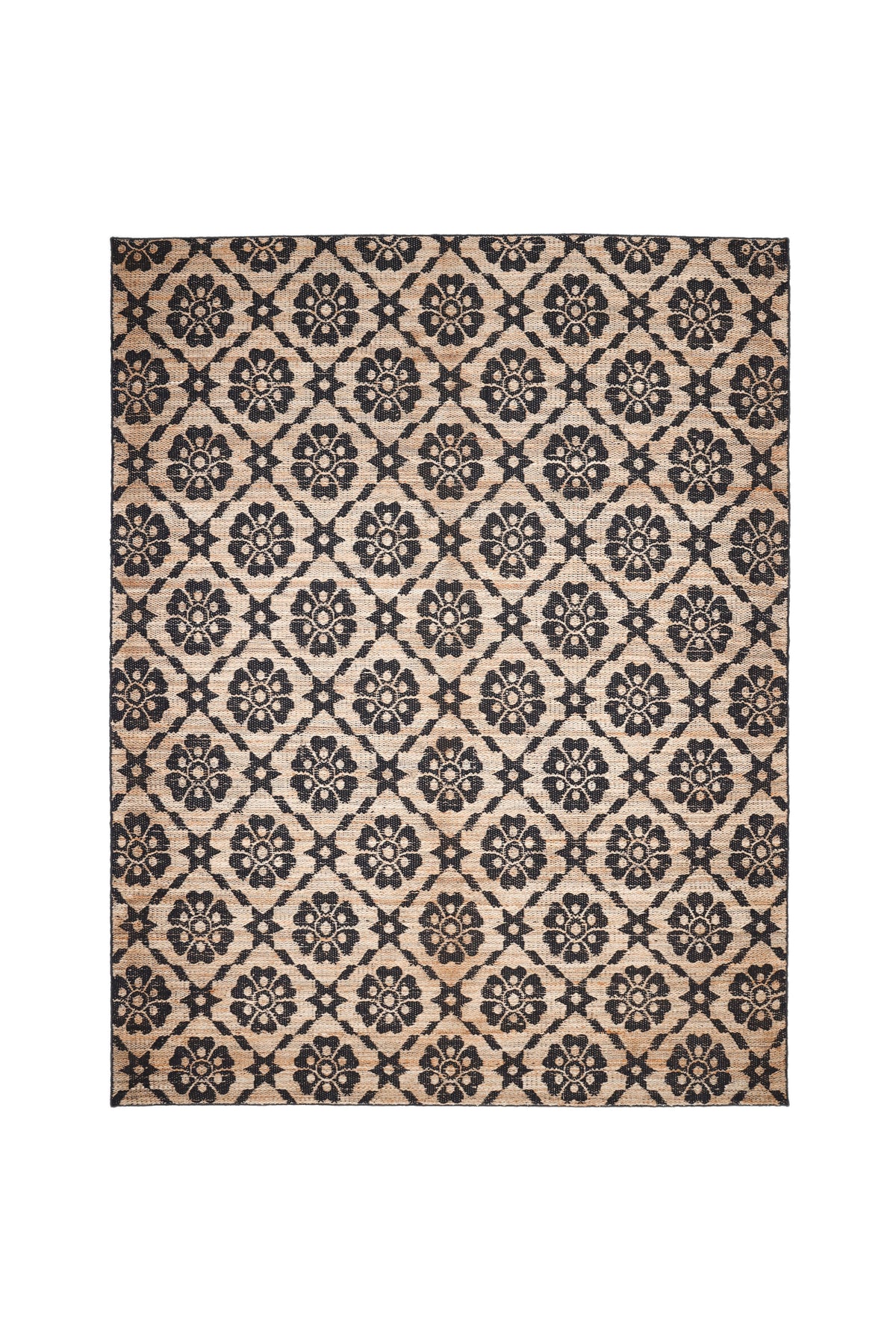 Edith Hand Woven Contemporary Floral Brown Area Rug Brown