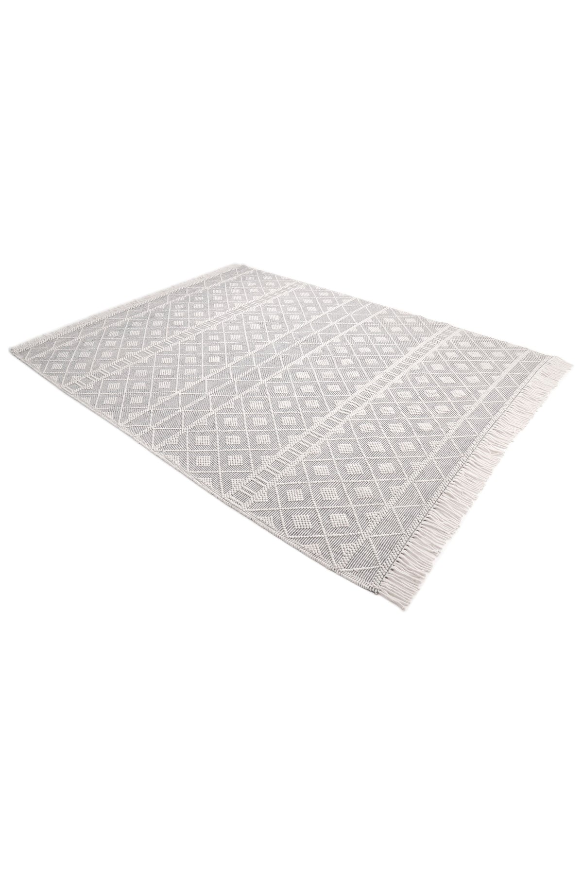 Bristol Wool Hand Woven Contemporary Area Rug Light Gray