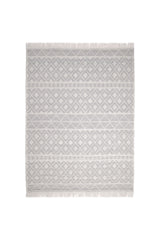 Bristol Wool Hand Woven Contemporary Area Rug Light Gray