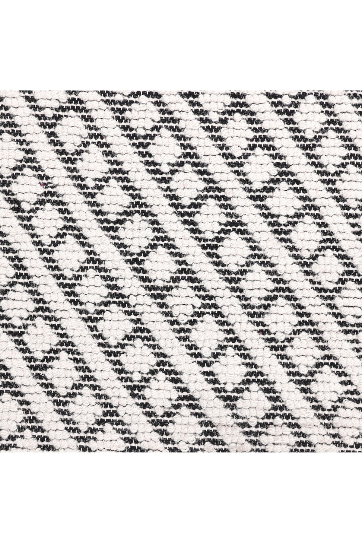 London Wool Hand Woven Contemporary Area Rug Ivory