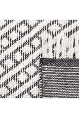 London Wool Hand Woven Contemporary Area Rug Ivory