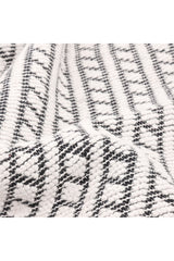 London Wool Hand Woven Contemporary Area Rug Ivory