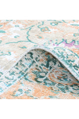 Ithica Hand-Loomed Contemporary Floral Beige Area Rug Beige