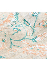 Ithica Hand-Loomed Contemporary Floral Beige Area Rug Beige