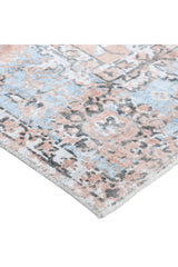 Ithica Hand-Loomed Contemporary Floral Red Area Rug Red