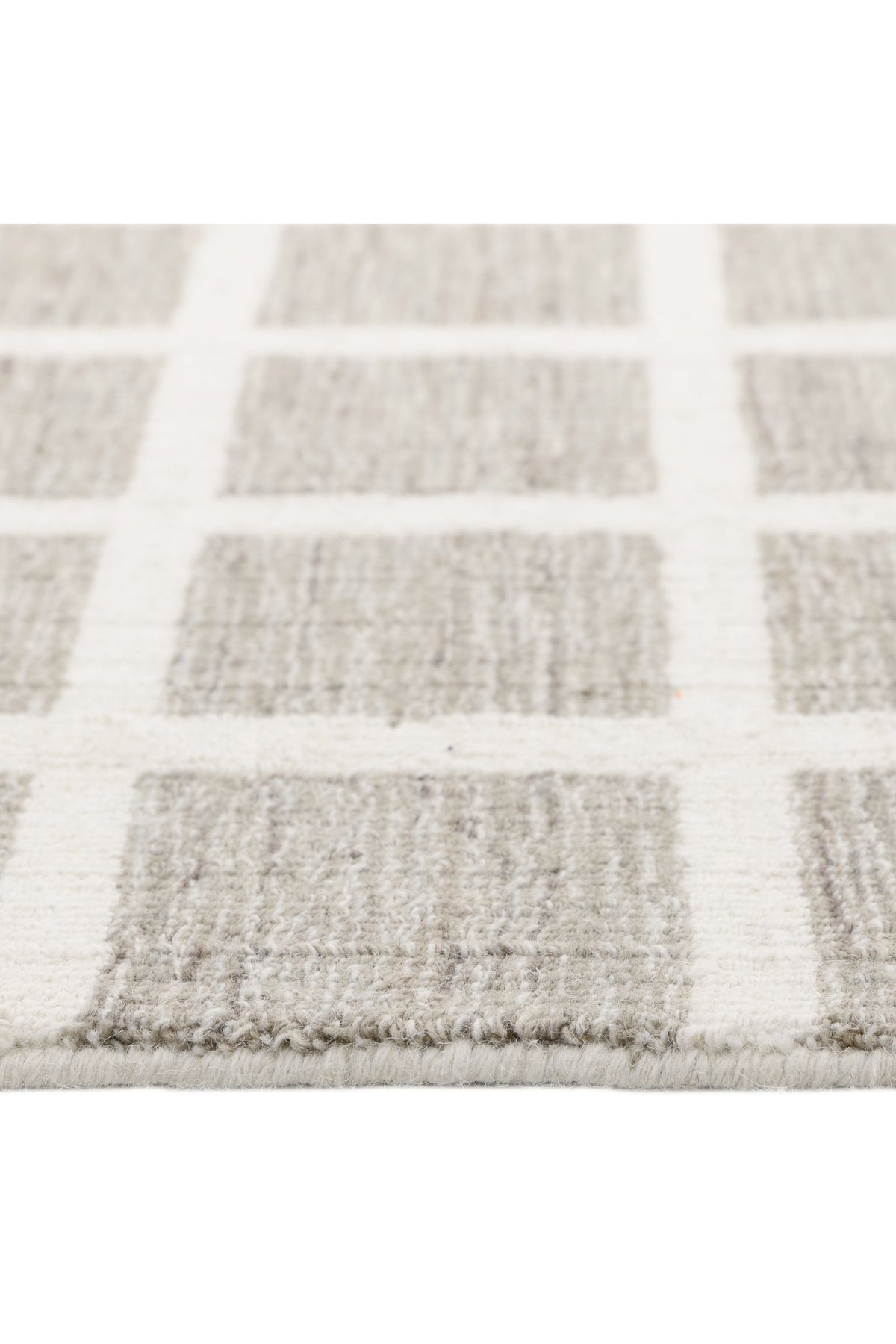 Rye Hand-Loomed Contemporary Geometric Brown Area Rug Brown
