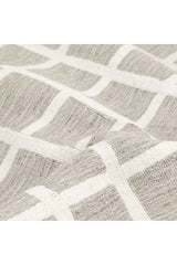 Rye Hand-Loomed Contemporary Geometric Brown Area Rug Brown