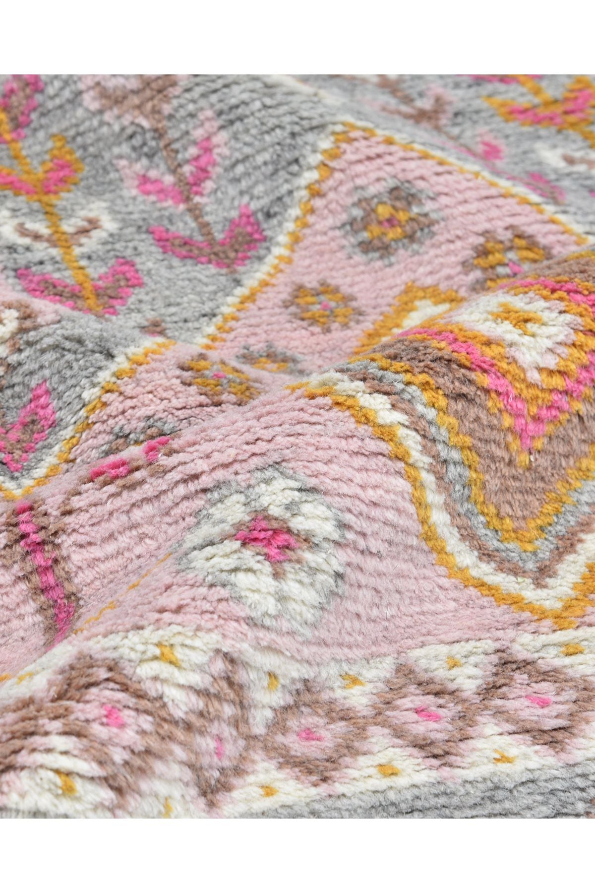 Hudson, Hand-Knotted Area Rug Pink