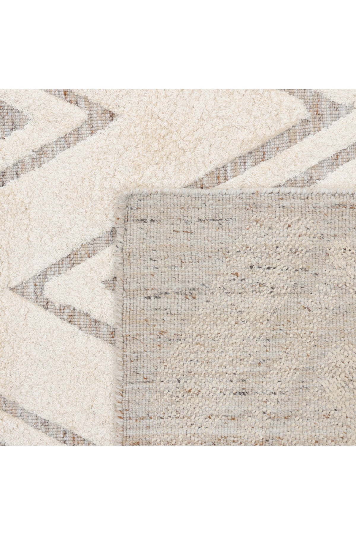 Fulton Hand-Loomed Bohemian Geometric Beige Area Rug Beige