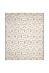 Fulton Hand-Loomed Bohemian Geometric Beige Area Rug Beige