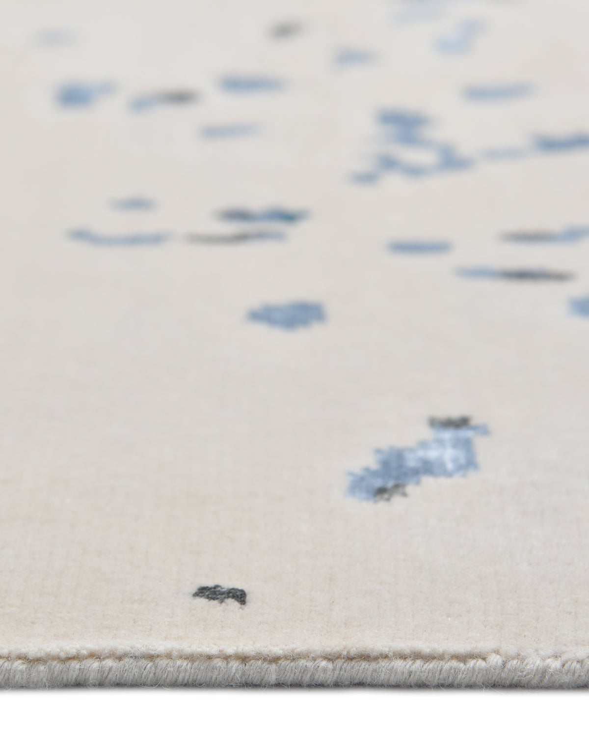 Monroe Hand Knotted Contemporary Abstract Beige Area Rug Beige
