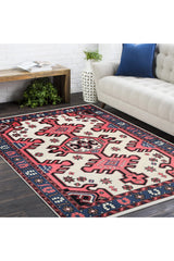 Gobi Hand Knotted Bohemian Southwestern Ivory Area Rug Ivory
