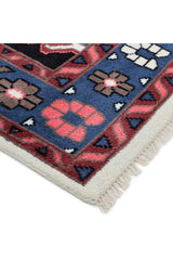Gobi Hand Knotted Bohemian Southwestern Ivory Area Rug Ivory