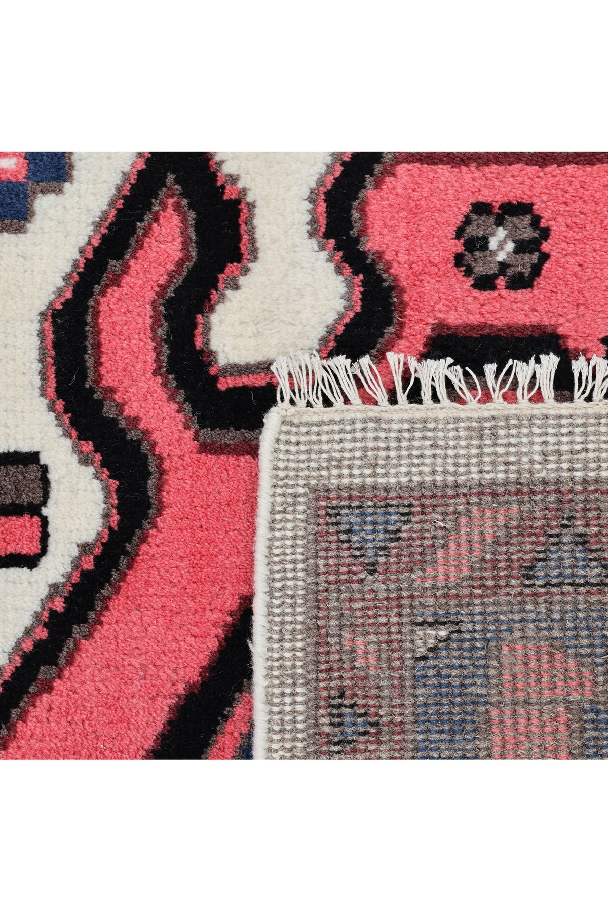 Gobi Hand Knotted Bohemian Southwestern Ivory Area Rug Ivory