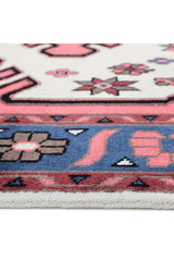 Gobi Hand Knotted Bohemian Southwestern Ivory Area Rug Ivory