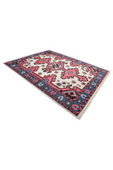 Gobi Hand Knotted Bohemian Southwestern Ivory Area Rug Ivory