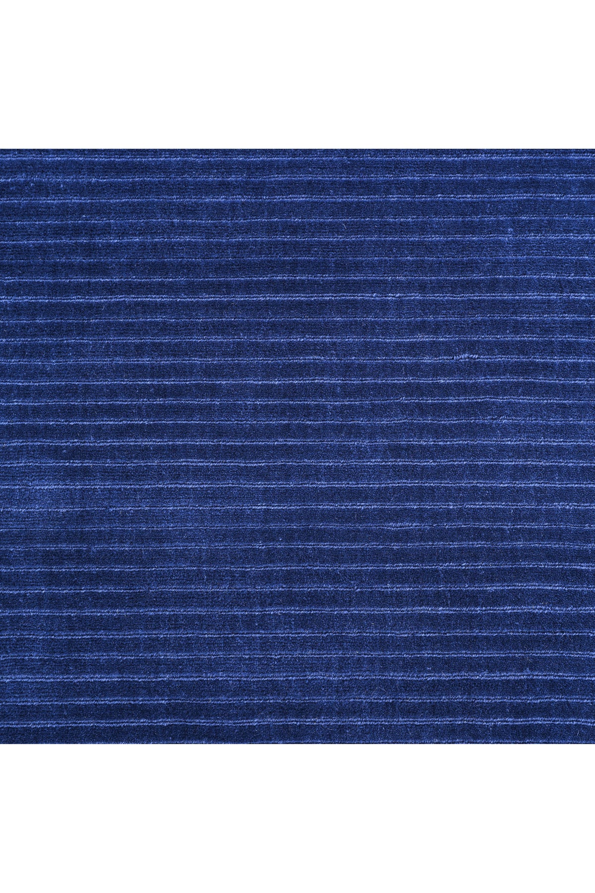 Cairo Hand-Loomed Contemporary Solid Blue Area Rug Blue
