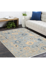Lagos, Hand-Knotted Area Rug - 3' 0" X 5' 0" Light Gray