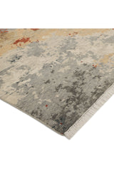 Glasgow Wool Hand Knotted Contemporary Area Rug Multi