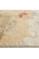 Glasgow Wool Hand Knotted Contemporary Area Rug Multi