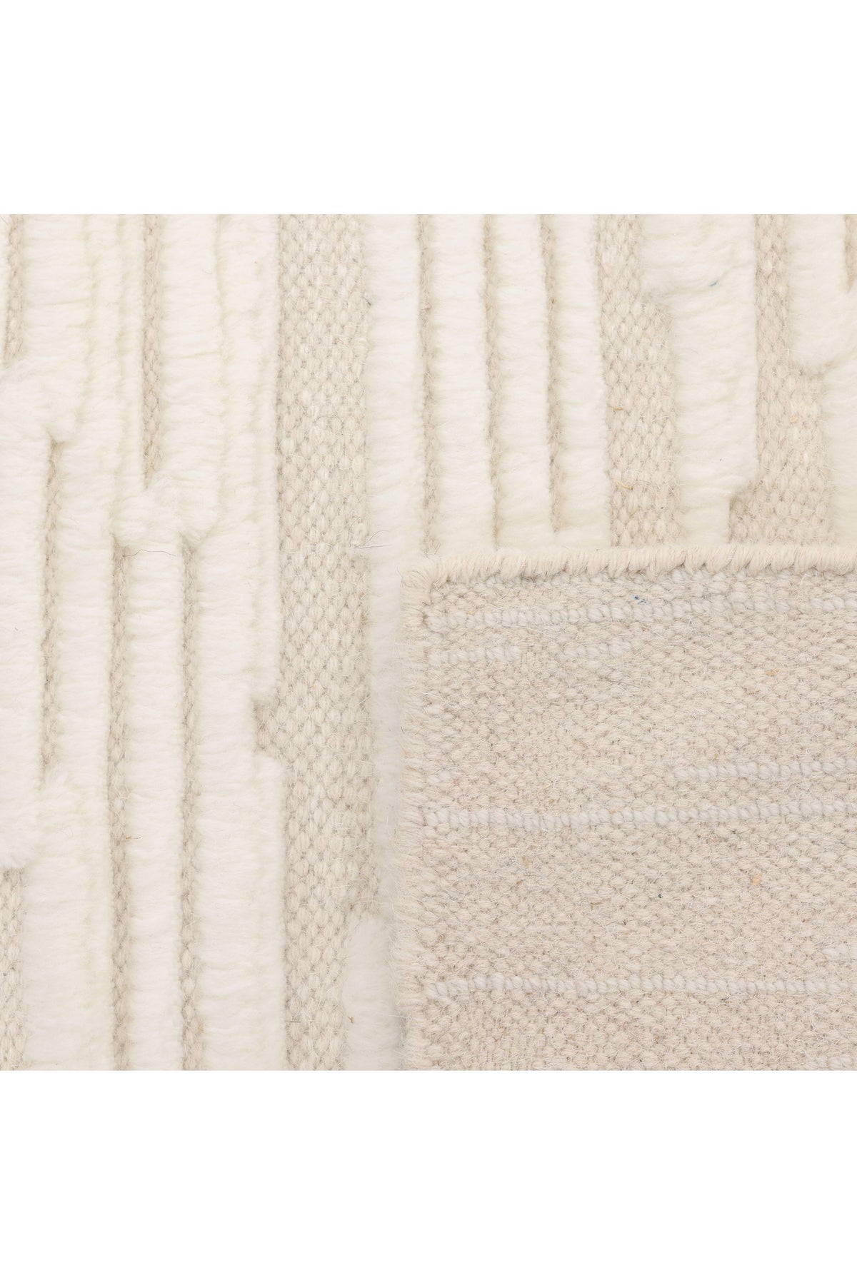 Perth, Handmade Area Rug - 3' 0'' X 5' 0'' Ivory