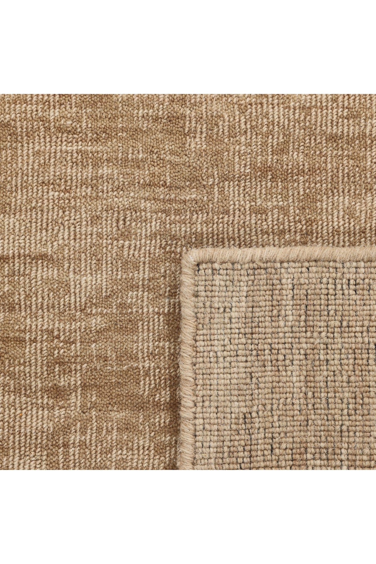 Aberdeen Wool Hand -loomed Contemporary Area Rug Brown