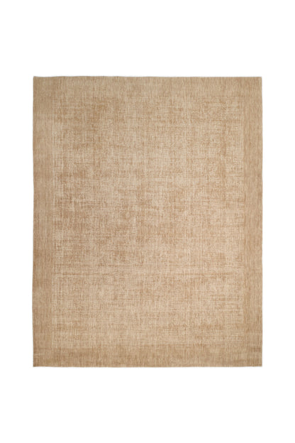 Aberdeen Wool Hand -loomed Contemporary Area Rug Brown