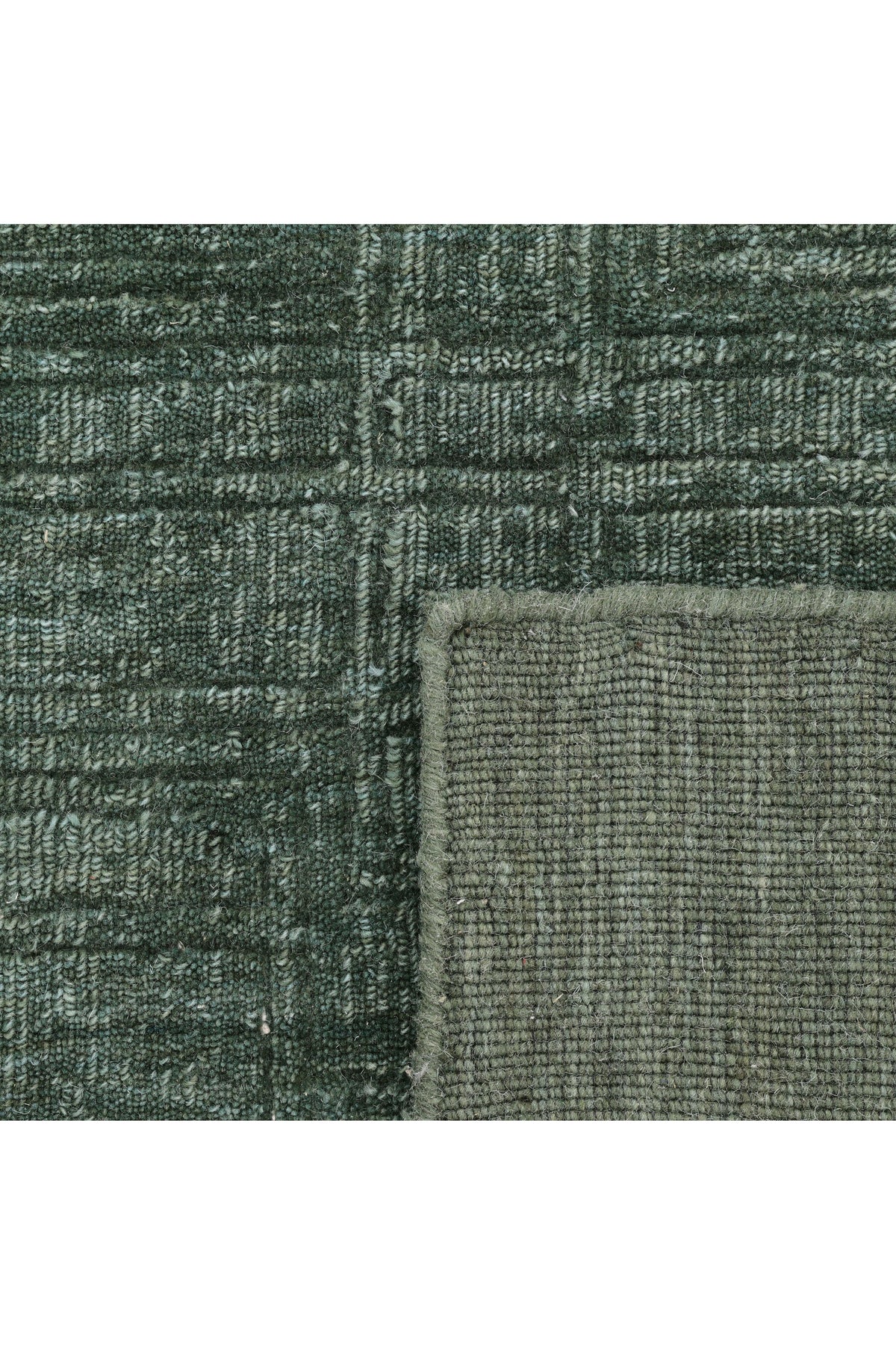 Sterling Wool Hand -loomed Contemporary Area Rug Green