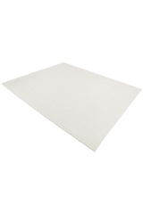 Sterling Wool Hand -loomed Contemporary Area Rug Ivory