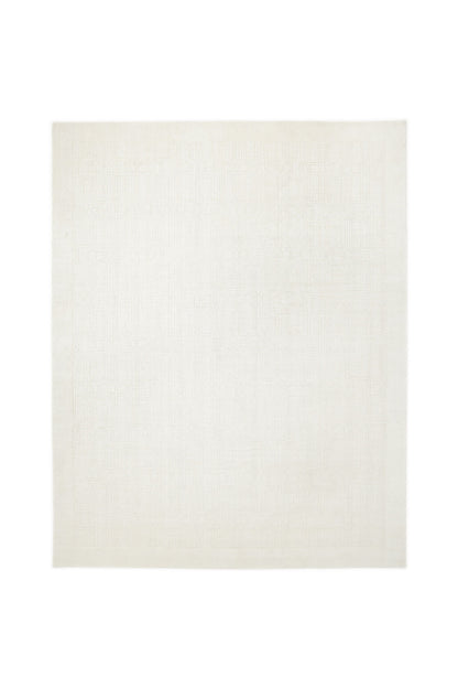 Sterling Wool Hand -loomed Contemporary Area Rug Ivory