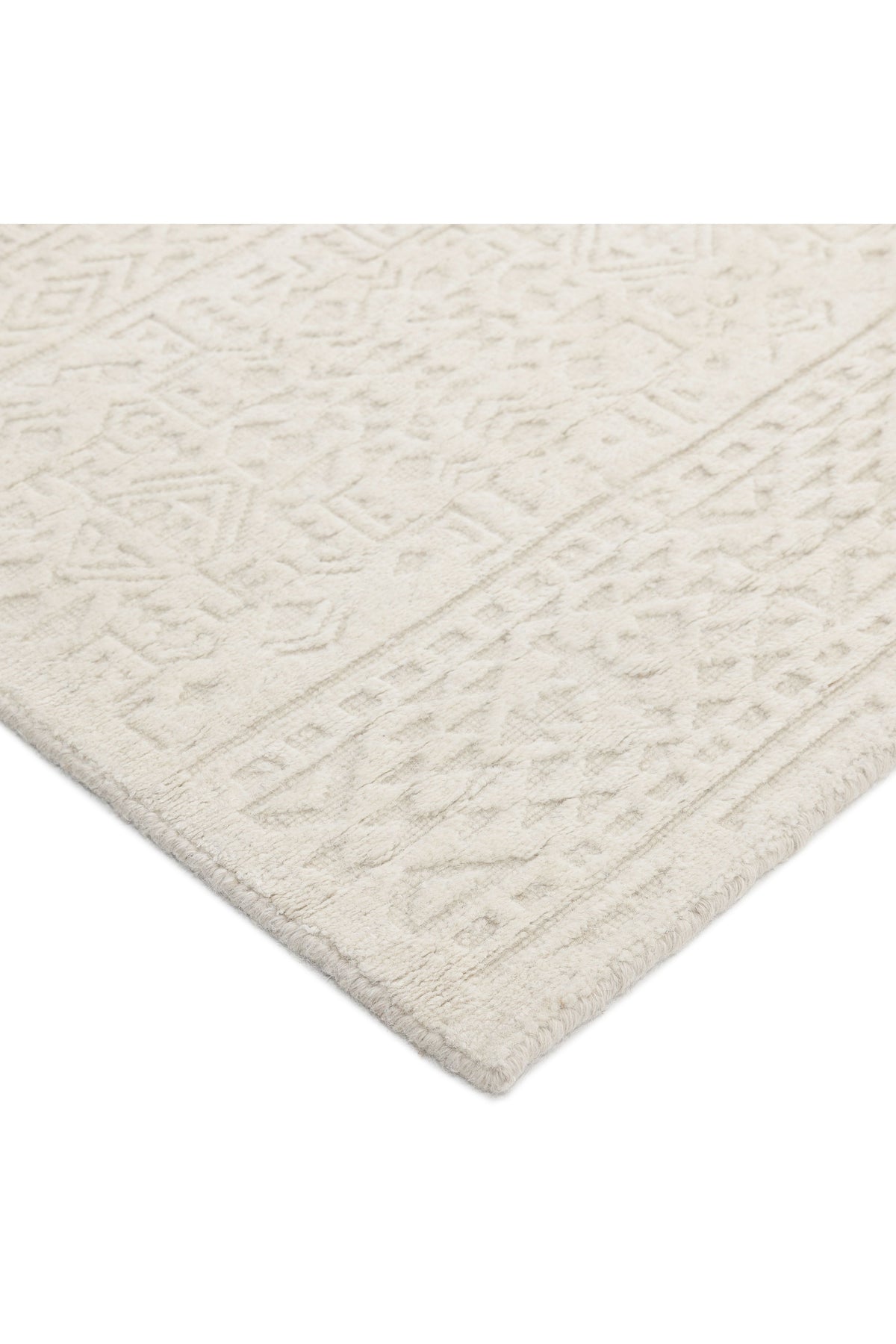 Fallkirk, Handmade Area Rug - 3' 0'' X 5' 0'' Ivory