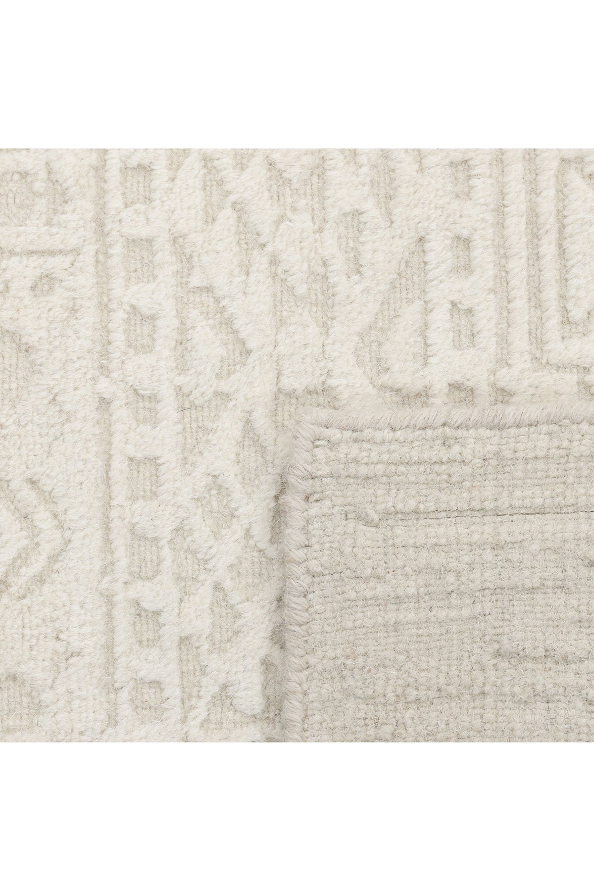 Fallkirk, Handmade Area Rug - 3' 0'' X 5' 0'' Ivory