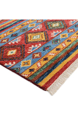 Renfrew, Handmade Area Rug - 3' 0'' X 5' 0'' Red