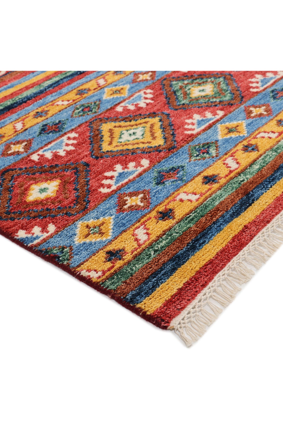 Renfrew, Handmade Area Rug - 3' 0'' X 5' 0'' Red