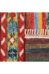 Renfrew, Handmade Area Rug - 3' 0'' X 5' 0'' Red