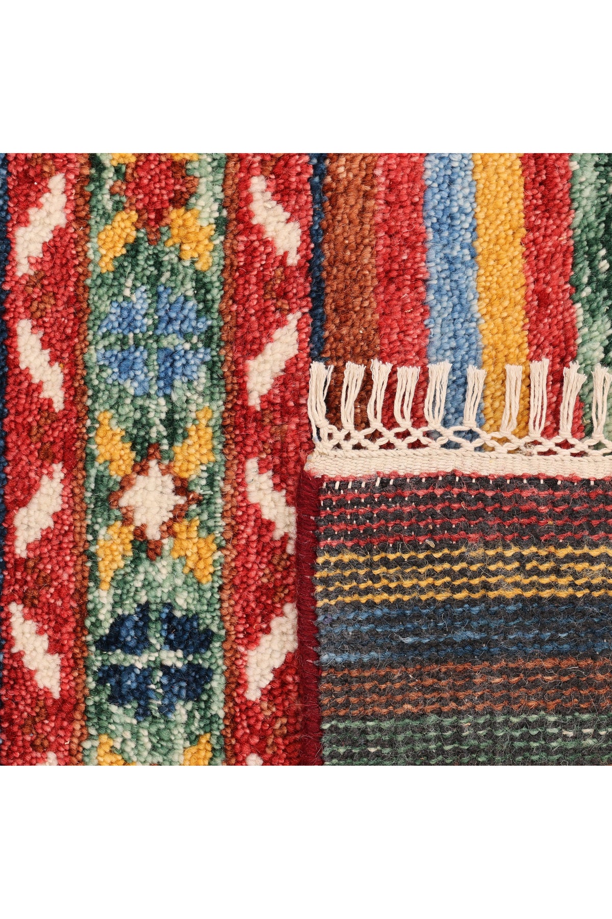 Renfrew, Handmade Area Rug - 3' 0'' X 5' 0'' Red